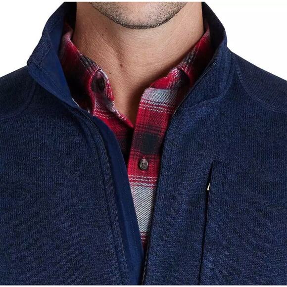 NWT Chaps Men’s Navy Blue Pocket Sweater Vest Men's Size XL - Picture 13 of 13